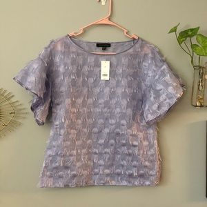 Banana Republic Gap Lilac Textured Shirt